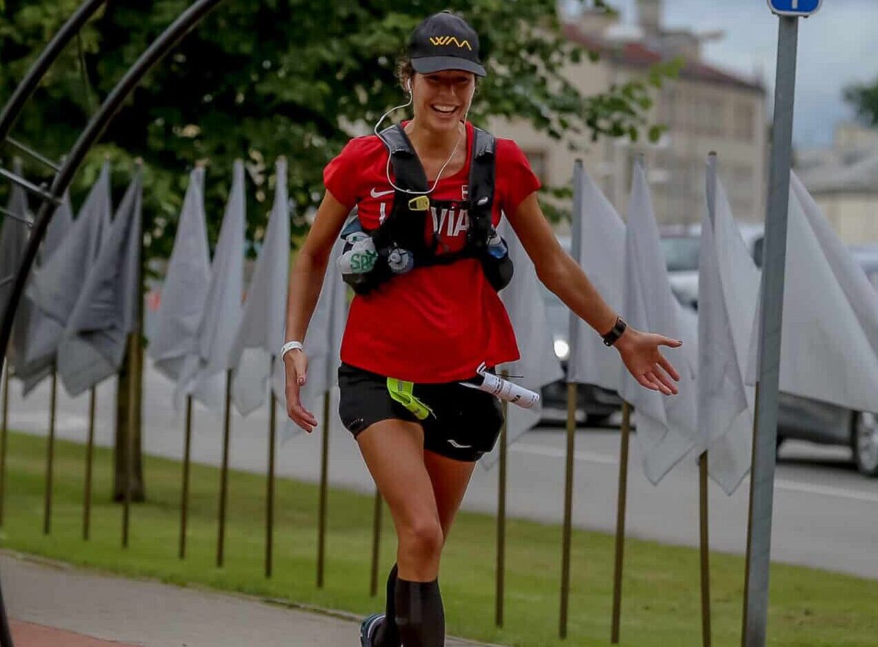 Diana Dzaviza Ultraläuferin Ultramarathon 100km Straßenlauf Regeneration