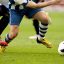 Fußball Zweikampf Foul Verletzung Sprunggelenk Bänderdehnung Bänderriss